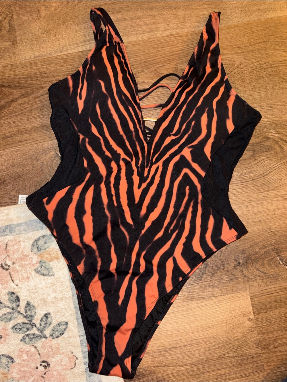 Ta3 shapewear one piece swimsuit hi cut